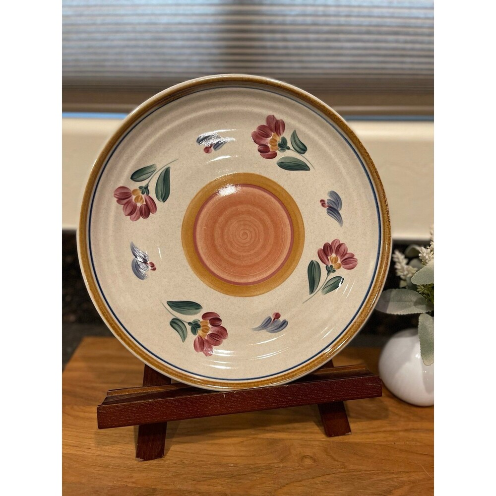 STAGEBRUSH by International China 12-3/8” Stoneware Platter
